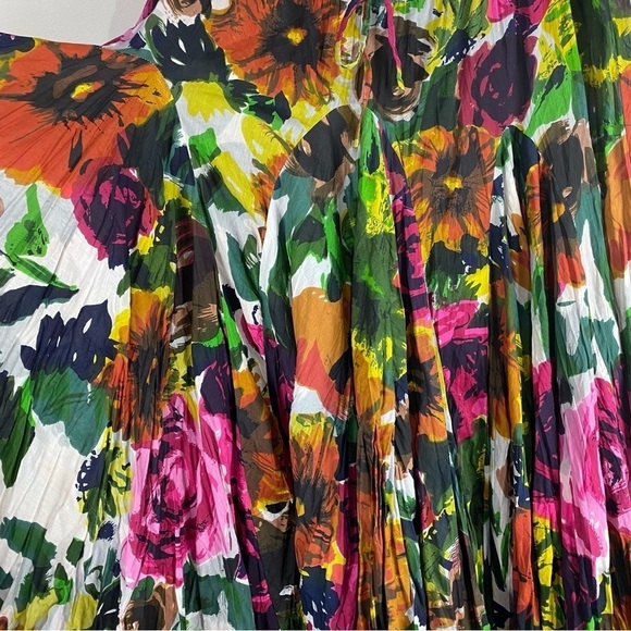 Olivia & Grace Colorful BOHO Flowy Floral Printed Festival Artsy Maxi Skirt XL - Picture 2 of 6
